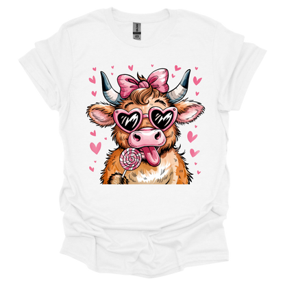 Día de San Valentín, camiseta, manga corta, estilo suave.