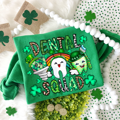 Dental Squad, St. Patty's Day, Sweatshirt, 410