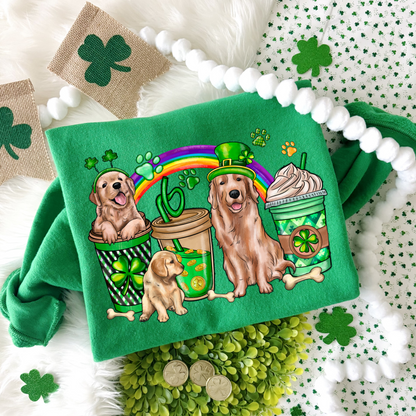 Dog, St. Patty's Day, Sweatshirt, 441