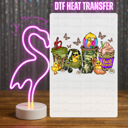 Chick magnet, Easter, DTF Heat Transfer, Press and peel, Full color, Instant press, MTO