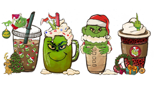 Coffee green monster, character