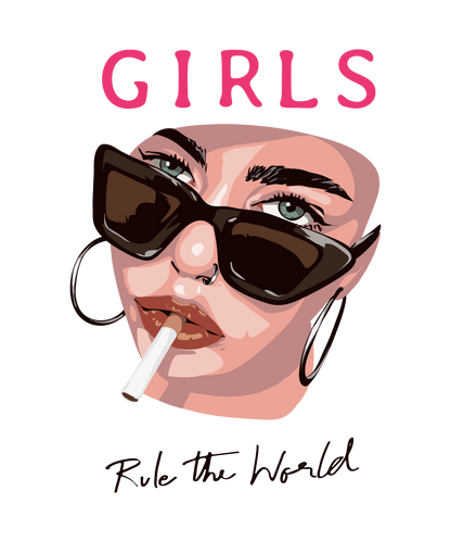 Girls rule the world, Press-ready, Transfer only, MTO