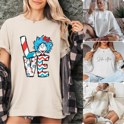 Love, Dr suess, Graphic Apparel - 501