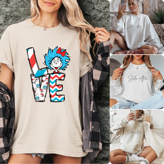 Love, Dr suess, Graphic Apparel - 501