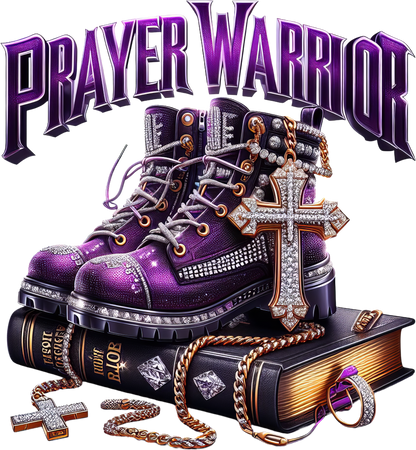 Prayer warrior, Press-ready, Transfer only, MTO