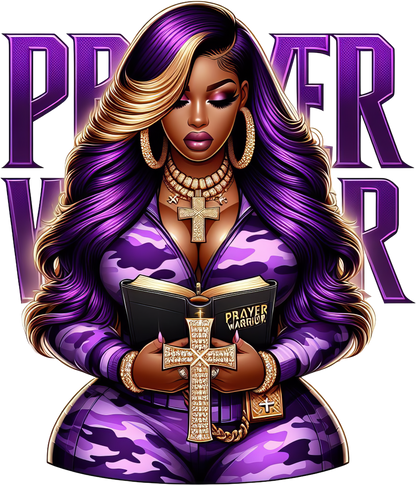 Prayer warrior, Press-ready, Transfer only, MTO
