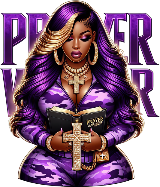 Prayer warrior, Press-ready, Transfer only, MTO