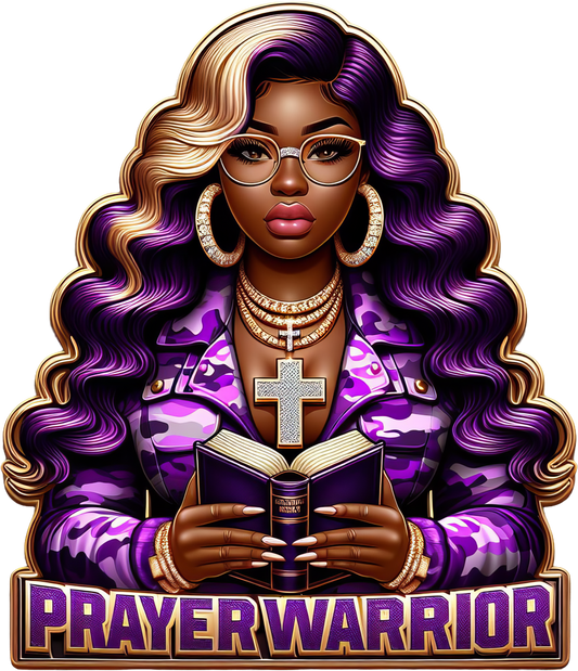 Prayer warrior, Press-ready, Transfer only, MTO
