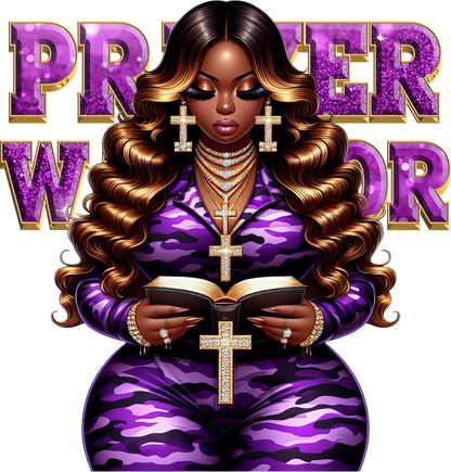 Prayer warrior, Press-ready, Transfer only, MTO