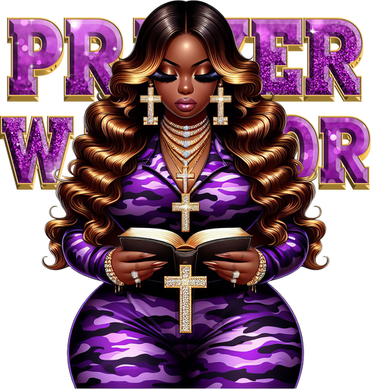 Prayer warrior, Press-ready, Transfer only, MTO