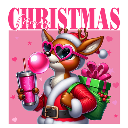 Reindeer, Christmas, Press-ready, Transfer only, MTO