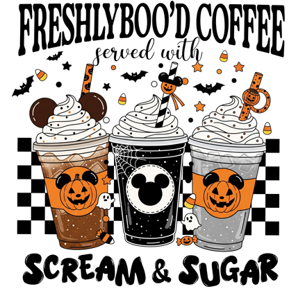 Freshly Boo'd Coffee, Press-ready, Transfer only, MTO