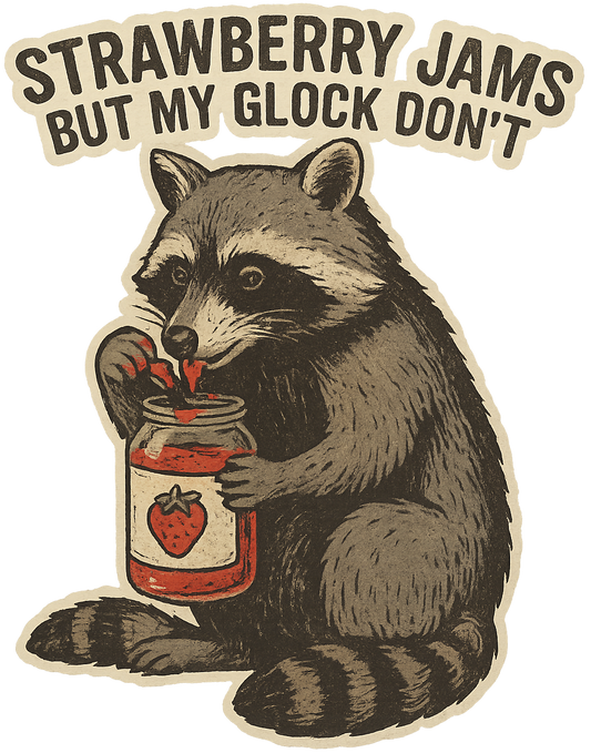 Strawberry jams but my g***k don't, Press-ready, Transfer only, MTO