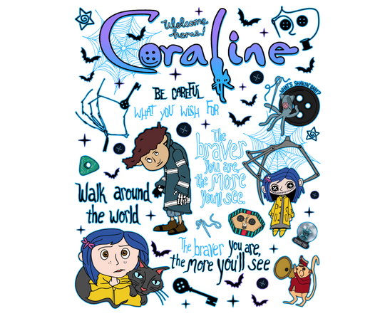 Coraline, Press-ready, Transfer only, MTO