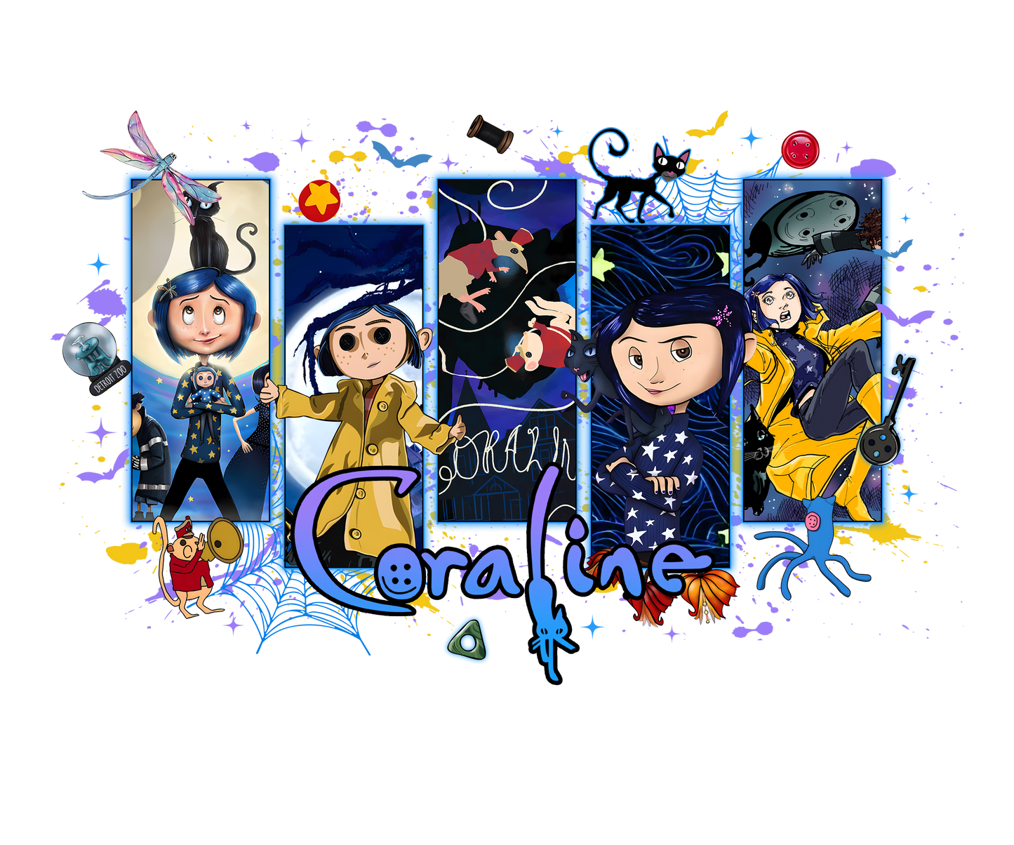 Coraline, Press-ready, Transfer only, MTO