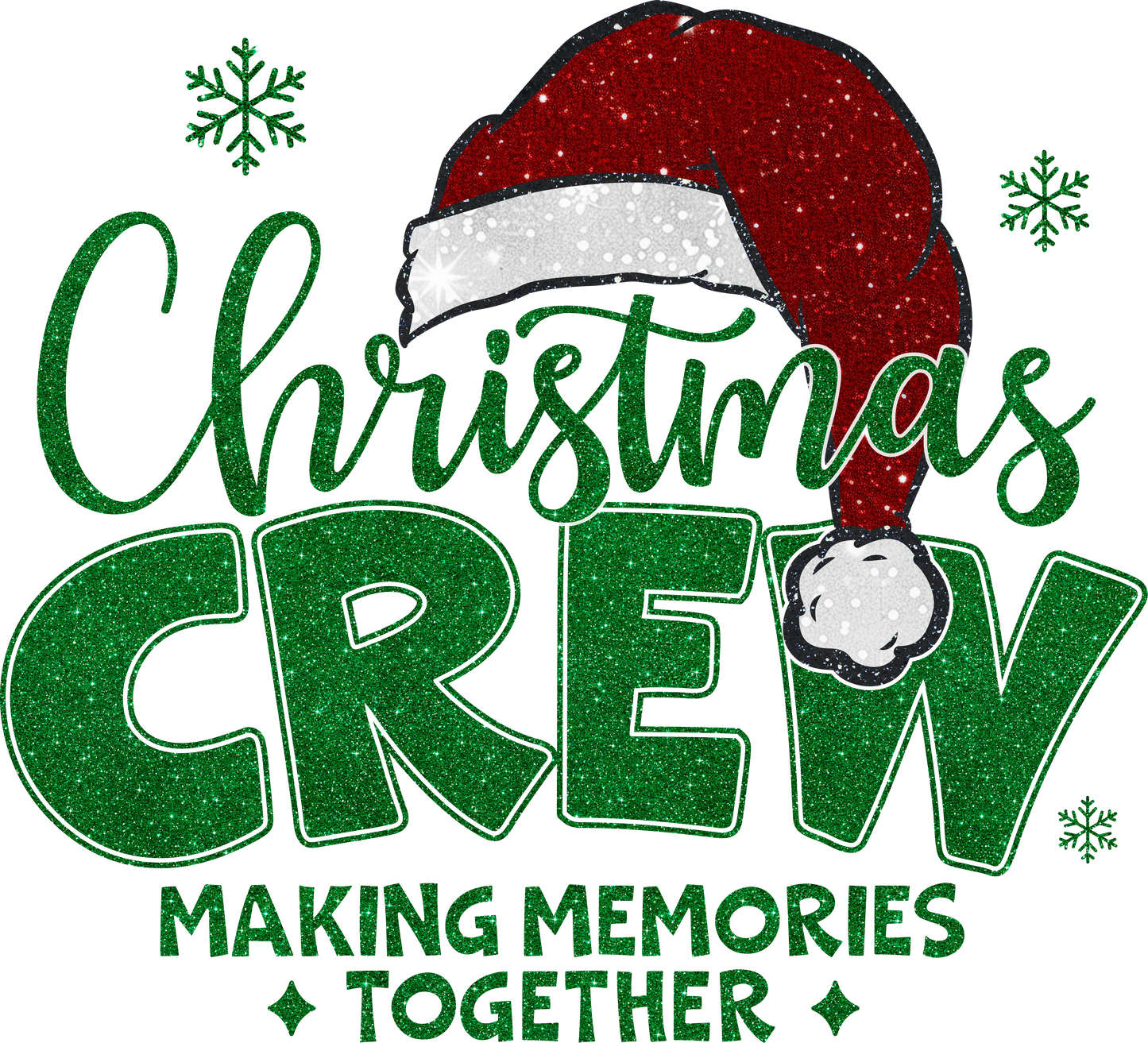 Christmas Crew, Press-ready, Transfer only, MTO