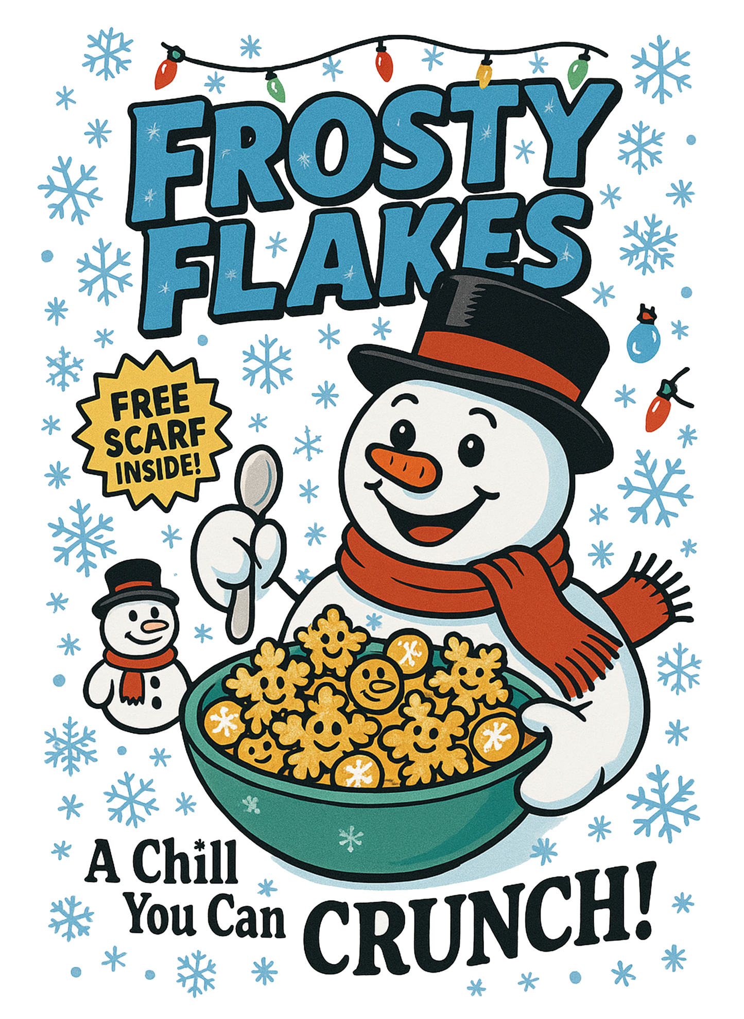Frosty flakes, Press-ready, Transfer only, MTO
