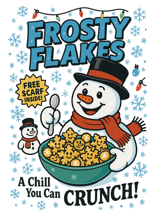 Frosty flakes, Press-ready, Transfer only, MTO
