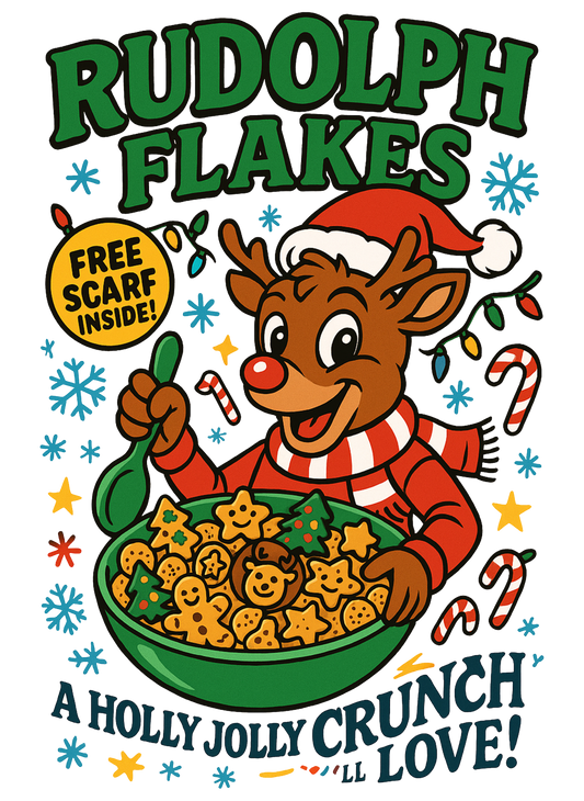 Rudolph flakes, Press-ready, Transfer only, MTO