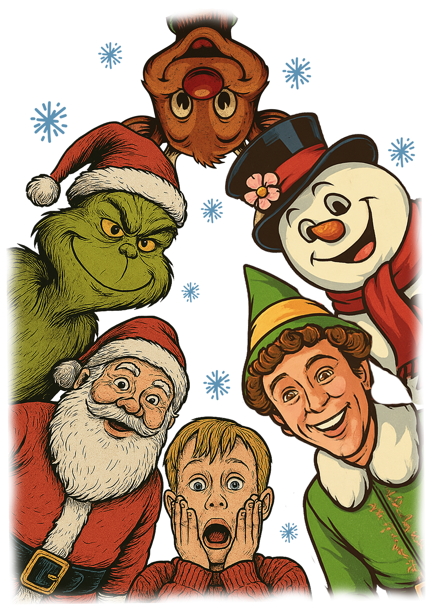 Christmas bunch, Press-ready, Transfer only, MTO