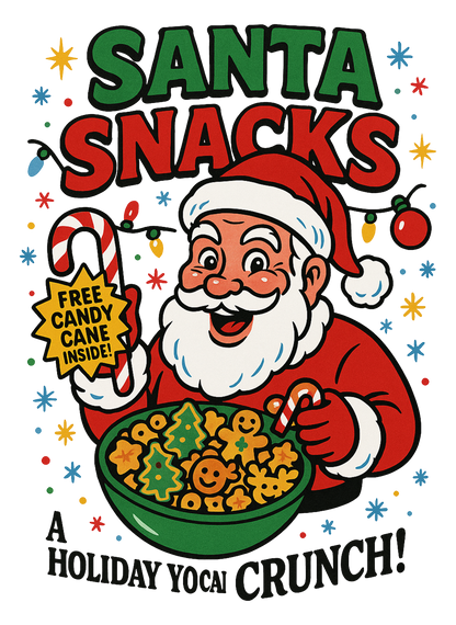 Santa snacks, Press-ready, Transfer only, MTO