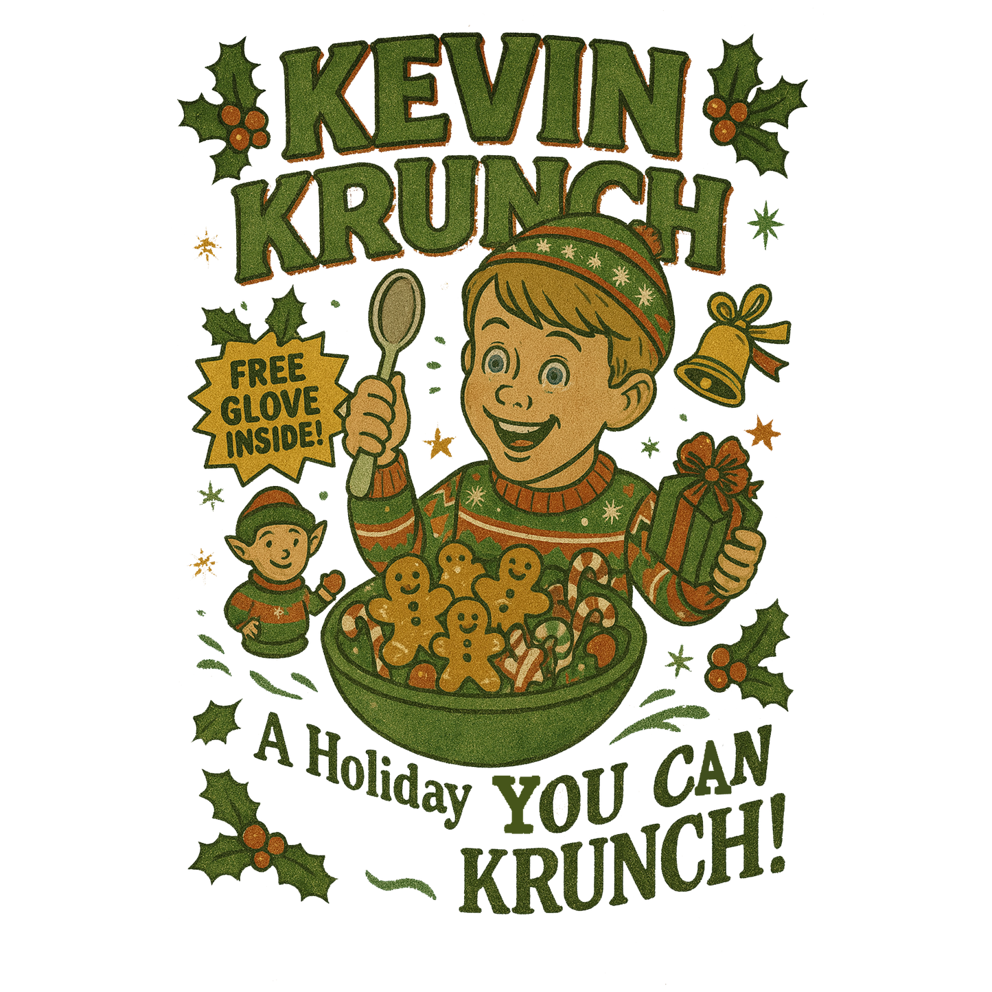 Kevin krunch, Press-ready, Transfer only, MTO