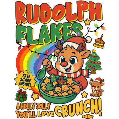 Rudolph flakes, Press-ready, Transfer only, MTO