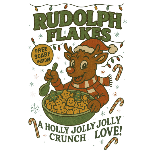 Rudolph flakes, Press-ready, Transfer only, MTO