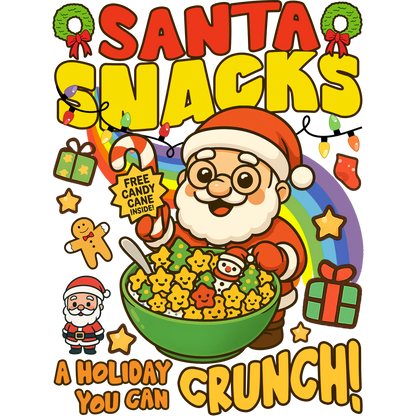Santa snacks, Press-ready, Transfer only, MTO