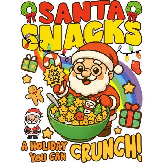Santa snacks, Press-ready, Transfer only, MTO