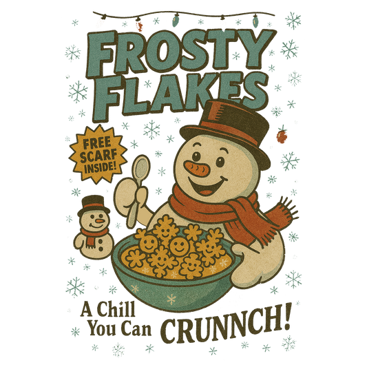 Frosty flakes, Press-ready, Transfer only, MTO