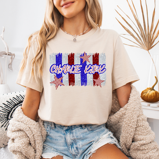 Charlie kirk - Short Sleeve - Gildan Softstyle - Women's Printed Tee