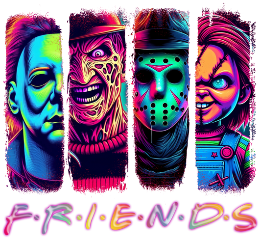 Friends, Halloween, Horror, Press-ready, Transfer only, MTO