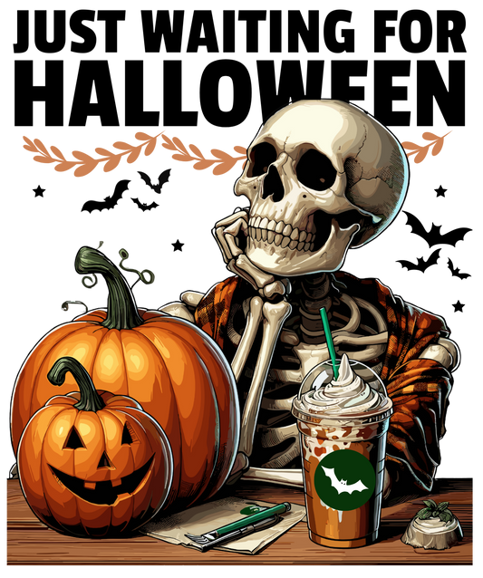 Waiting for Halloween, Press-ready, Transfer only, MTO