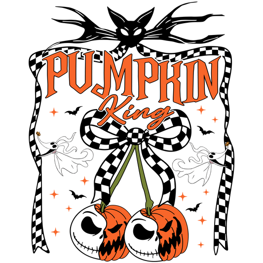 Pumpkin king, Halloween, Press-ready, Transfer only, MTO