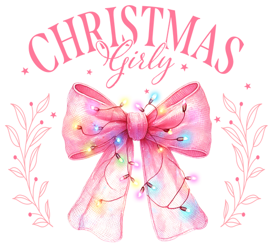 Christmas Girly, Press-ready, Transfer only, MTO