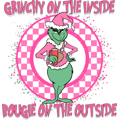 Grinchy inside, Christmas, Press-ready, Transfer only, MTO