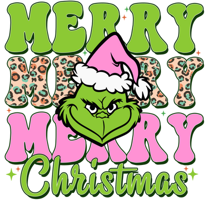 Merry Christmas, Christmas, Press-ready, Transfer only, MTO