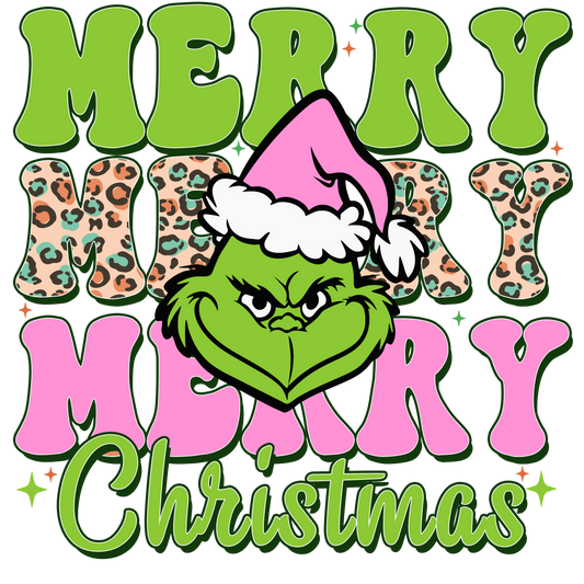 Merry Christmas, Christmas, Press-ready, Transfer only, MTO