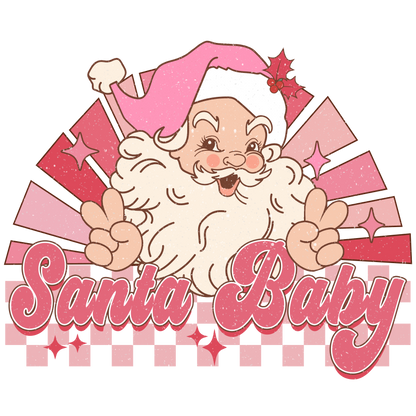Santa baby, Christmas, Press-ready, Transfer only, MTO
