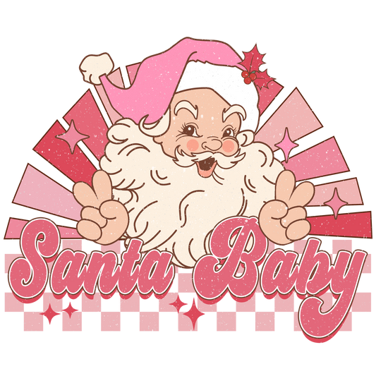 Santa baby, Christmas, Press-ready, Transfer only, MTO