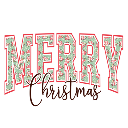 Merry Christmas, Christmas, Press-ready, Transfer only, MTO