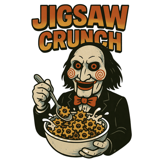 Jigsaw crunch, Horror, Press-ready, Transfer only, MTO