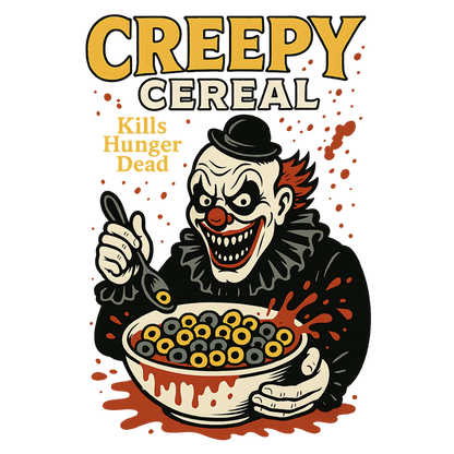 Creepy cereal, Horror, Press-ready, Transfer only, MTO