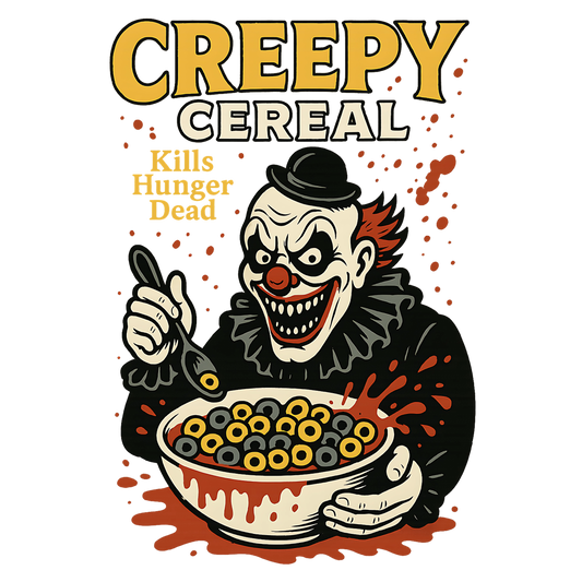 Creepy cereal, Horror, Press-ready, Transfer only, MTO