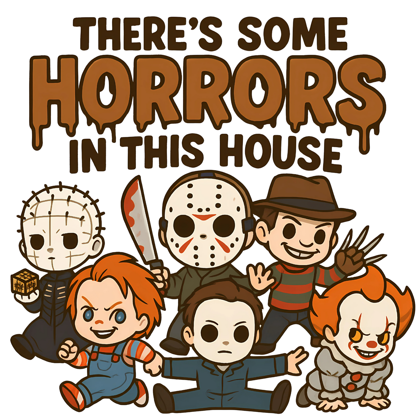 Horrors in the house, Horror, Press-ready, Transfer only, MTO