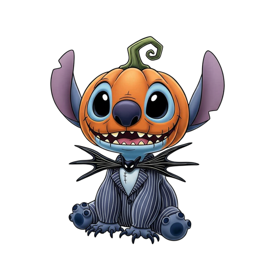 Blue monster, Pumpkin king, Horror, Press-ready, Transfer only, MTO