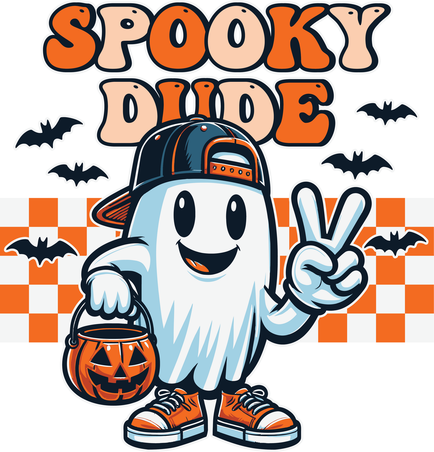 Spooky dude, Halloween, Press-ready, Transfer only, MTO