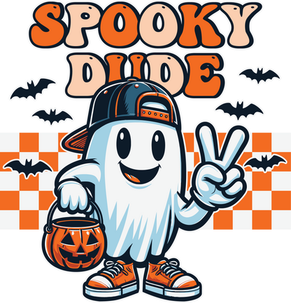 Spooky dude, Halloween, Press-ready, Transfer only, MTO