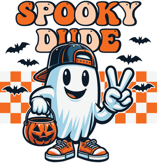 Spooky dude, Halloween, Press-ready, Transfer only, MTO